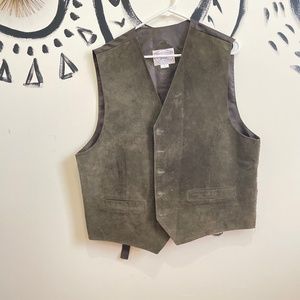 Brown Suede Vest